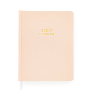 Pale pink daily planner