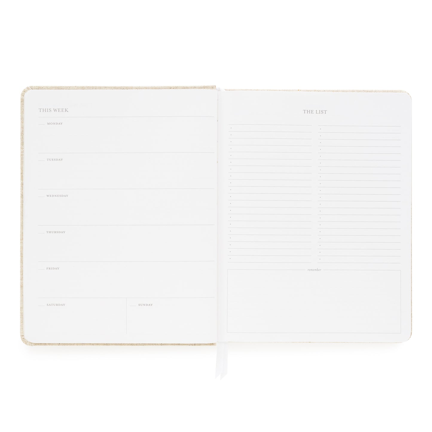 This Week Weekly Planning Page with Each Day of the Week and large the list