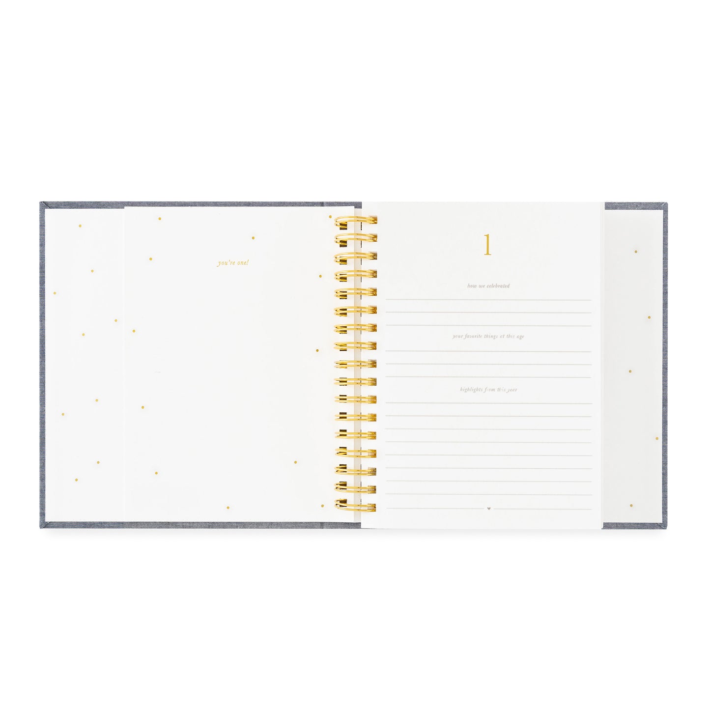 birthday book open to year 1