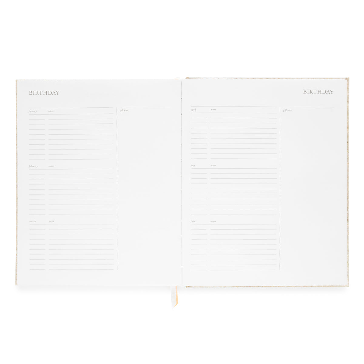 Birthday Tracker of Desk Agenda