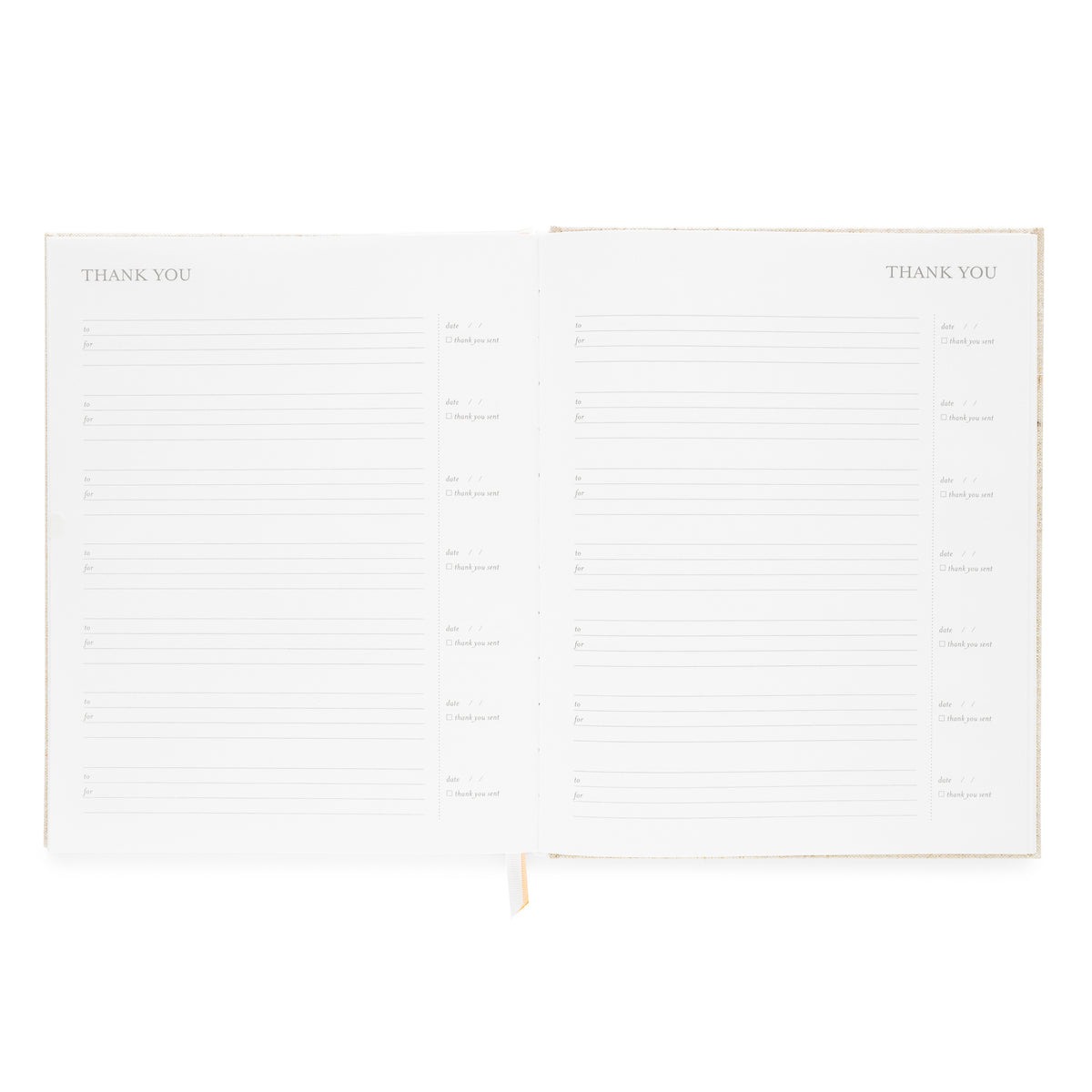 Thank You Tracker of Desk Agenda