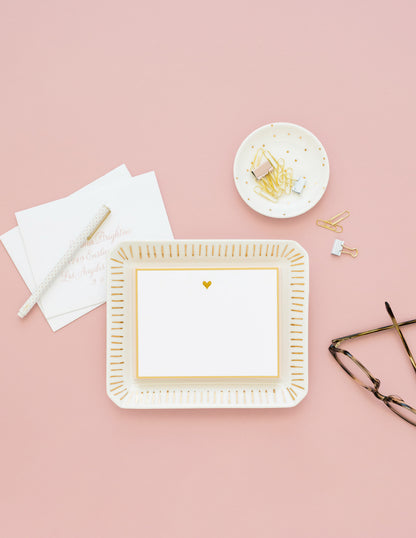Round Heart Trinket Tray